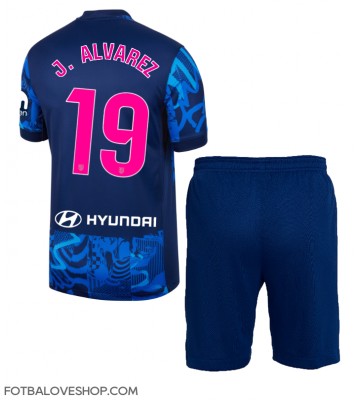 Atletico Madrid Julian Alvarez #19 Dětské Alternativní Dres 2024-25 Krátký Rukáv (+ trenýrky)